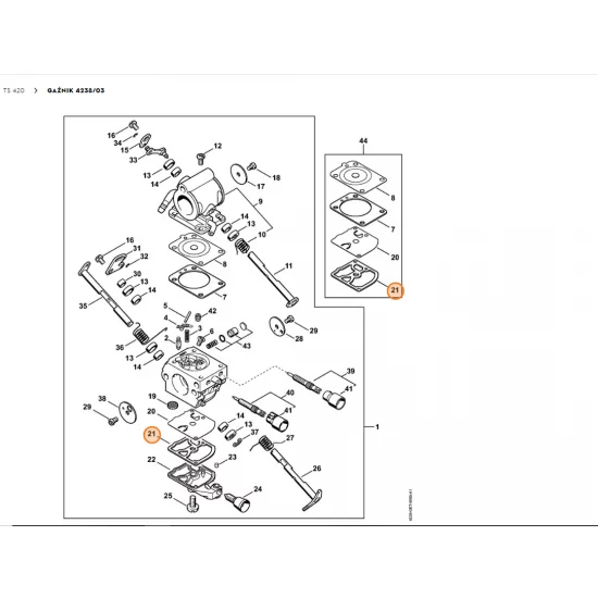 STIHL  Uszczelka pompy 1123 129 0905